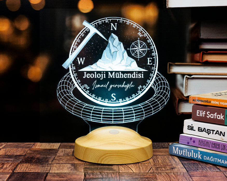 Jeoloji Mühendisi ve Madenciye Özel Hediye – Kişiye Özel Jeolog Hediyesi
